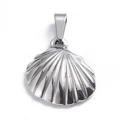 Tarnish Resistant 201 Stainless Steel Pendants STAS-O113-03B-1