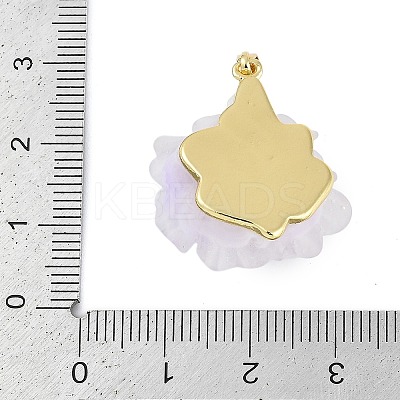 Rack Plating Brass Pendants KK-C082-15G-08-1
