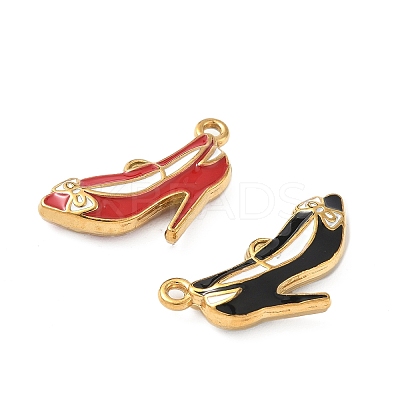 304 Stainless Steel Enamel Pendants STAS-I346-45G-02-1