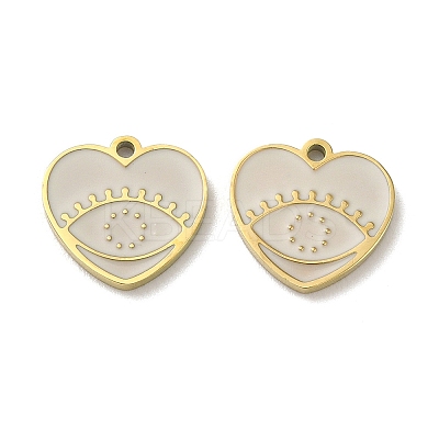 Ion Plating(IP) 316L Surgical Stainless Steel Charms STAS-D035-07G-01-1