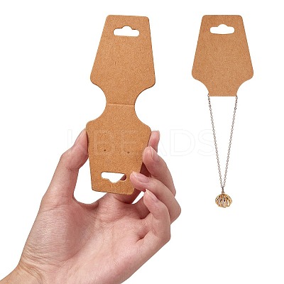 Cardboard Fold Over Paper Display Hanging Cards CDIS-SZ0001-01-1