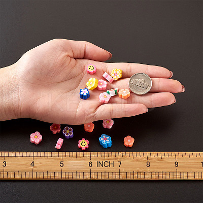 Handmade Polymer Clay Cabochons CLAY-TA0001-07-1