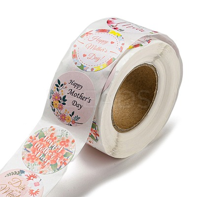 Mother's Day 8 Styles Stickers Roll DIY-H166-04-1