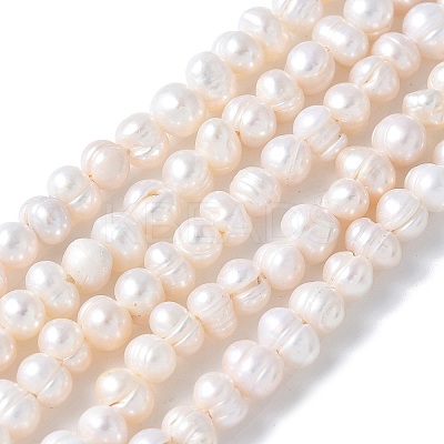 Natural Cultured Freshwater Pearl Beads Strands PEAR-I007-07L-03-1