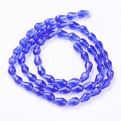 Glass Beads Strands GLAA-R024-11x8mm-3-1