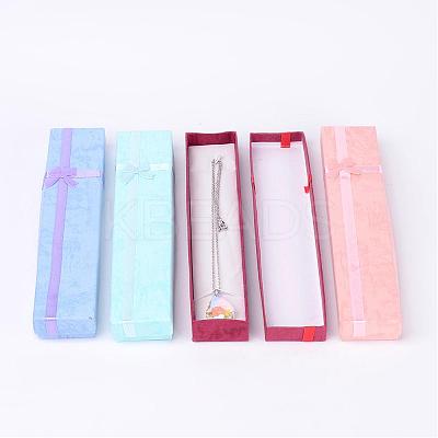 Valentines Day Presents Packages Jewelry Necklace Box With a Flower BC047-1