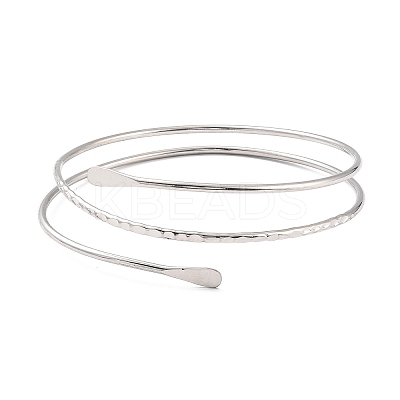 Wire Wrap Upper Arm Cuff Band X-AJEW-G033-07P-1