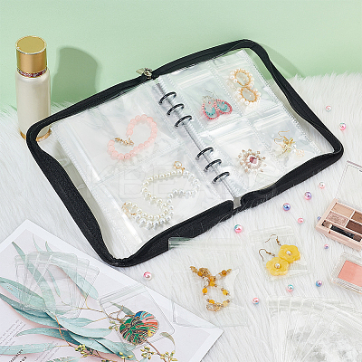 Transparent Jewelry Organizer Storage Zipper Bag AJEW-WH0314-44A-1
