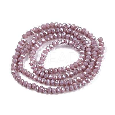 Electroplate Glass Beads Strands LS-EGLA-A044-P1mm-A13-1