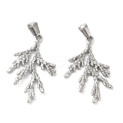 Non-Tarnish 304 Stainless Steel Pendants STAS-R122-08P-1