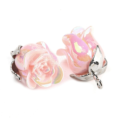 Opaque Resin Pendants RESI-K031-05C-P-1