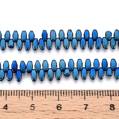 Electroplated Synthetic Non-magnetic Hematite Beads Strands G-T139-65E-1