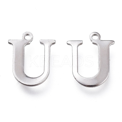 Tarnish Resistant 304 Stainless Steel Charms STAS-H112-U-P-1