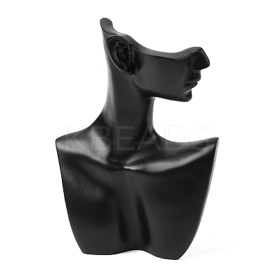 High End Resin Side Body Model Portrait Jewelry Stand NDIS-B001-02-1