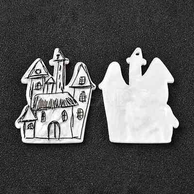 Resin Pendants RESI-A013-01-1