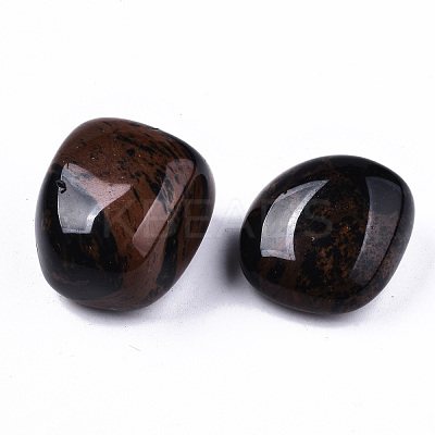 Natural Mahogany Obsidian Beads G-N332-003-1