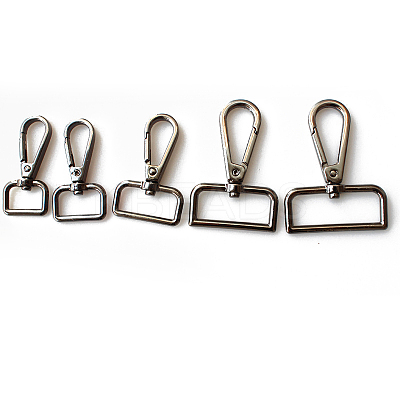 Zinc Alloy Swivel Lobster Claw Clasps WG50884-03-1