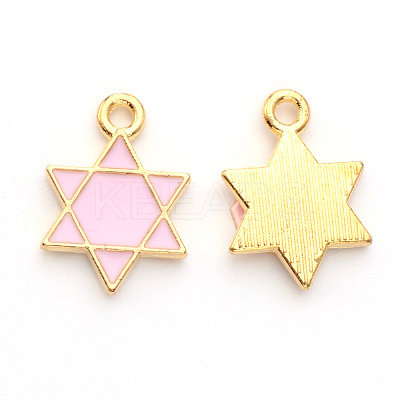 Alloy Enamel Pendants ENAM-S121-025B-1