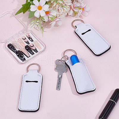 104Pcs Portable Neoprene Lipstick Keychain Holder FIND-DR0002-05-1