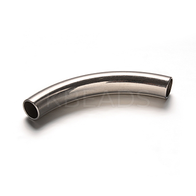 Tarnish Resistant 201 Stainless Steel Tube Beads STAS-D111-53-1