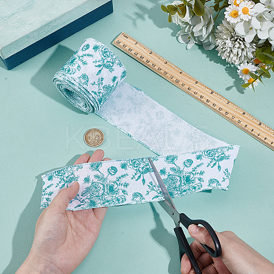 Polyester Satin Ribbon SRIB-WH0001-06A-1