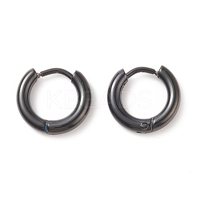 304 Stainless Steel Huggie Hoop Earrings EJEW-O087-09D-EB-01-1