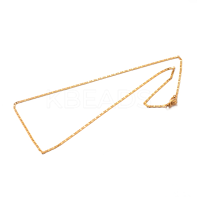304 Stainless Steel Mariner Link Chain Necklaces STAS-M174-037G-1