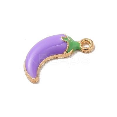 Rack Plating Alloy Enamel Pendants ENAM-P254-02KCG-03-1