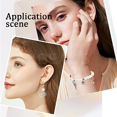 42Pcs 15 Style Tibetan Style Alloy & Alloy Rhinestone Pendants TIBEP-SC0002-41-1