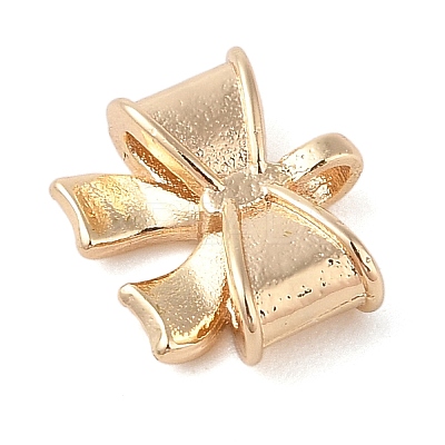 Bowknot Brass Charms LS-KK-N256-05G-1