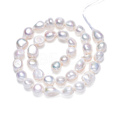 Natural Cultured Freshwater Pearl Beads Strands PEAR-N014-08D-1