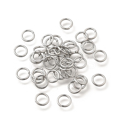 Brass Open Jump Rings KK-B147-03F-P-1