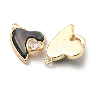 Natural Black Lip Shell Pendants KK-L211-010G-03-1