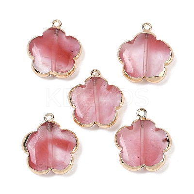Natural & Synthetic Mixed Gemstone Pendants G-P566-01G-1