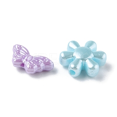 Imitation Pearl Acrylic Beads OACR-YW0001-51-1