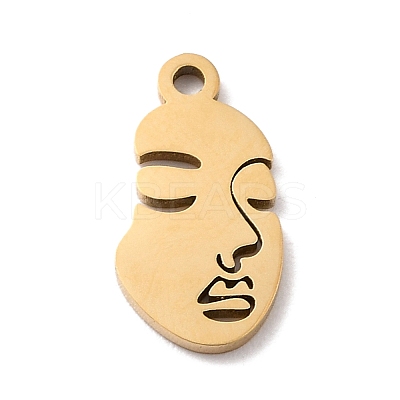 Ion Plating(IP) 304 Stainless Steel Pendants STAS-F271-09A-G-1