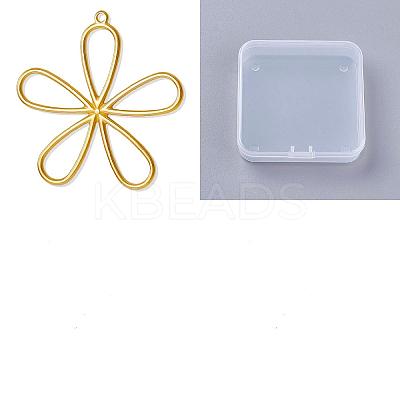 6Pcs 304 Stainless Steel Pendants STAS-SZ0003-54-1