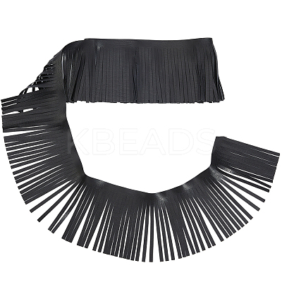 2M PU Leather Suede Fringe Trim AJEW-CY0001-58B-01-1
