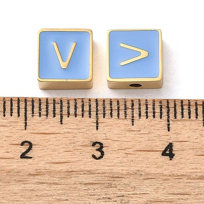 304 Stainless Steel Enamel Beads STAS-L022-293G-V-1