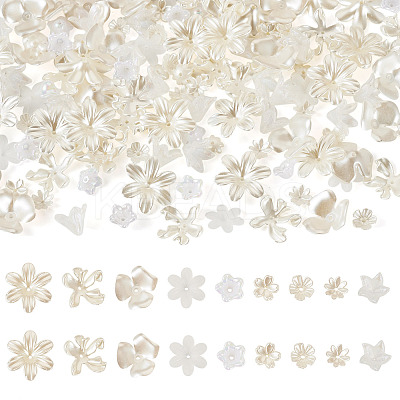 270Pcs 9 Styles Acrylic Imitation Pearl Beads OACR-TA0004-01-1