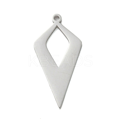 Non-Tarnish 304 Stainless Steel Pendants STAS-B056-24P-01-1