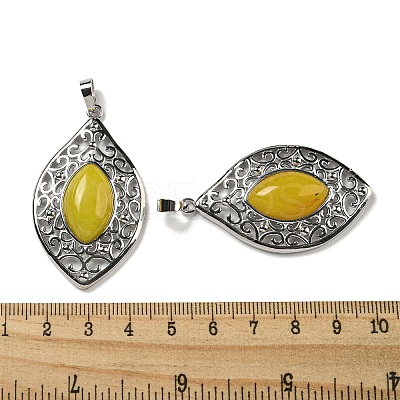 Natural Topaz Jade Pendants G-Q158-02B-1