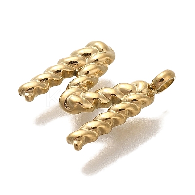 PVD Vacuum Plating 304 Stainless Steel Pendants STAS-S148-28G-M-1