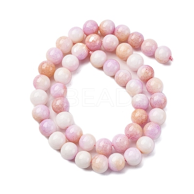 Ombre Effect Dyed Glass Beads Strands X-GLAA-T031-01O-05-1