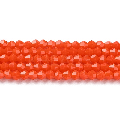 Opaque Solid Color Imitation Jade Glass Beads Strands LS-EGLA-A039-P4mm-D03-1