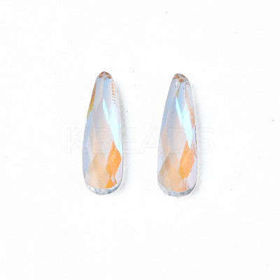 Glass Rhinestone Cabochons MRMJ-N027-028A-1