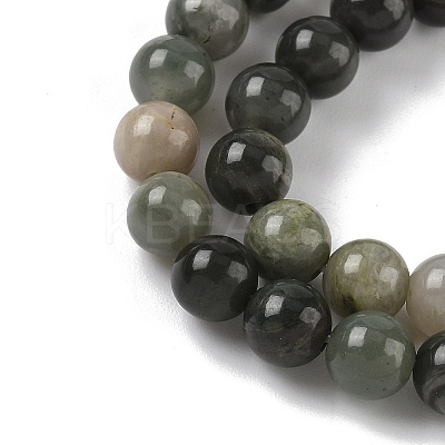 Natural Green Rutilated Quartz Beads Strands LS-G-Q462-61-6mm-1
