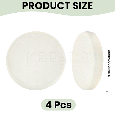 4Pcs Polyester Round Stool Cover AJEW-GF0013-06A-02-1