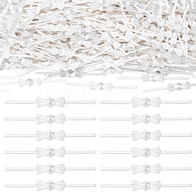 200Pcs Iron Bowknot Buckles IFIN-TA0001-72S-1