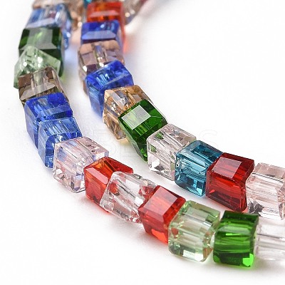 Transparent Glass Bead Strands X-GLAA-H018-03-1